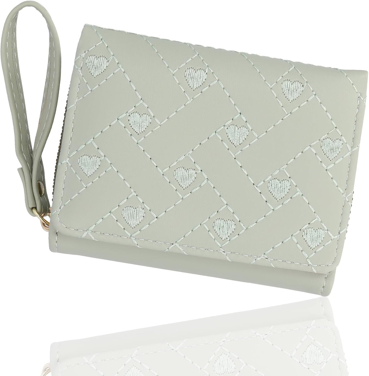 Trifold, compact mini wallet